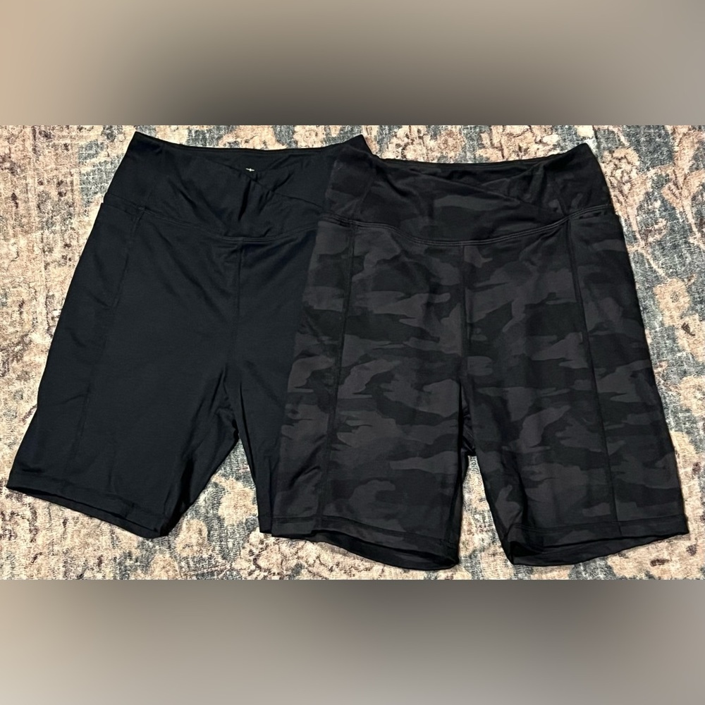 2 pairs of Danskin  Bike Shorts size S/P